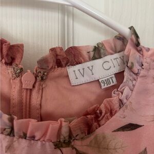 Ivy City Pink Floral Dress